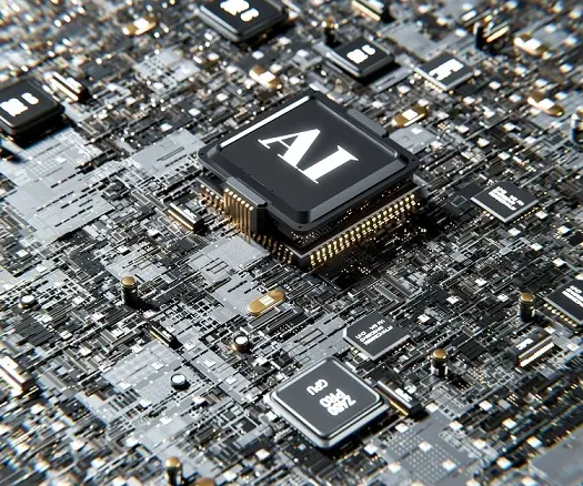 Platine mit AI Logo