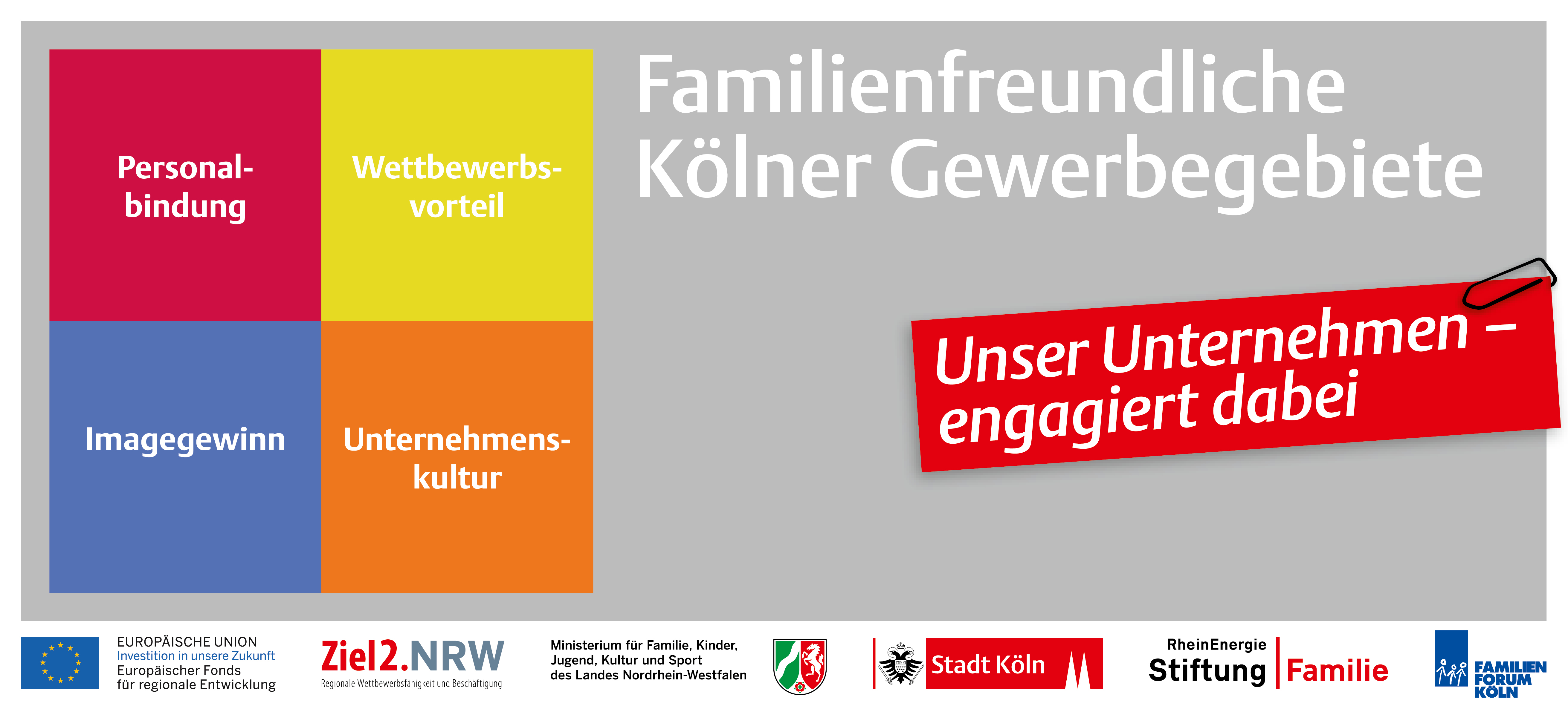 Ehrung „Familienfreundliche Kölner Gewerbegebiete – Wir sind dabei“