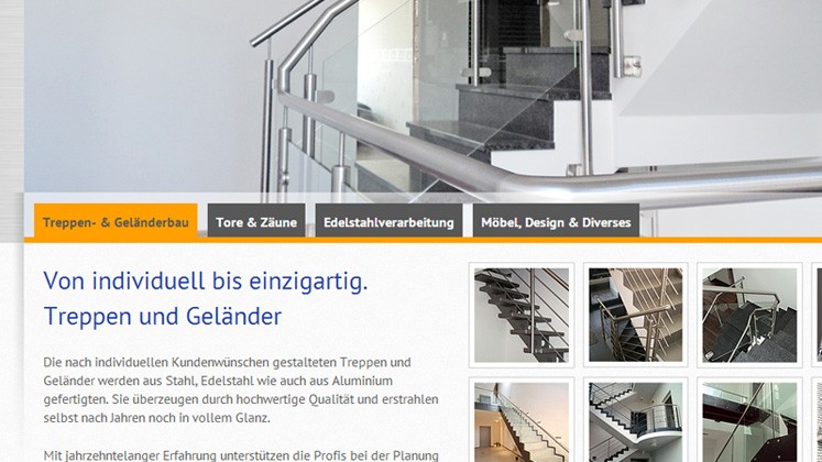 Explicatis-Projekt 'Website für ein Metallbauunternehmen' - Impression #3