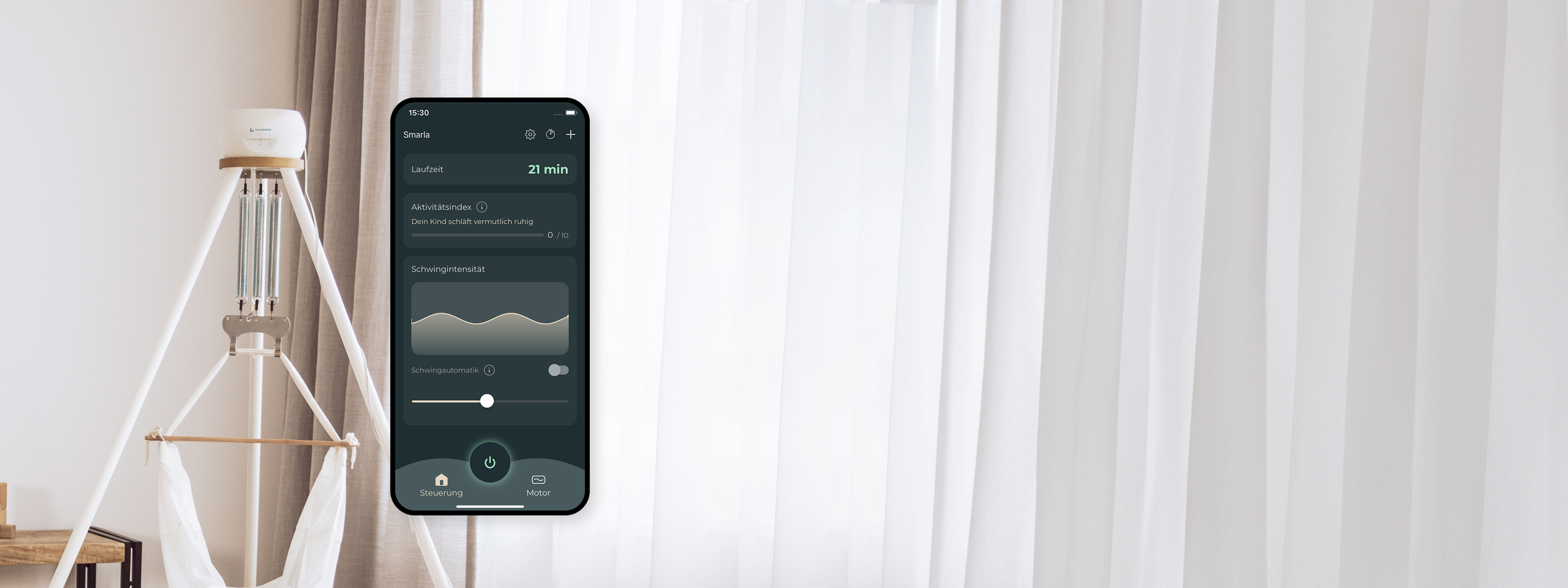 IoT-Produkt: Smarter Federwiegenmotor