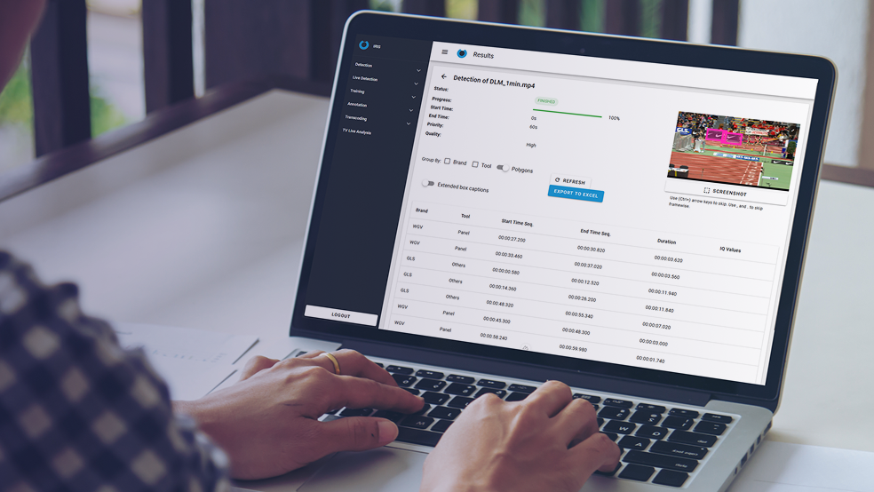 KI Live Logo Detection für IRIS