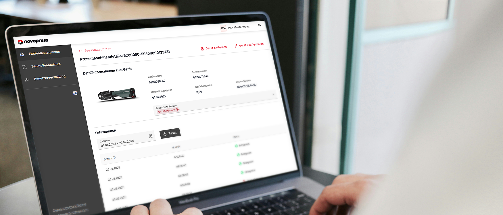 Novocheck 2.0 IoT-Plattform