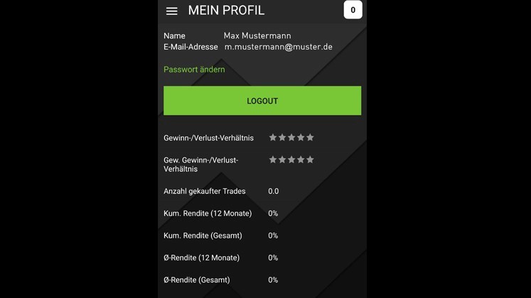 Explicatis-Projekt 'Social Trading-Plattform mit mobile Apps' - Impression #4
